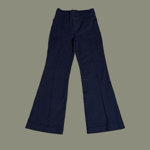 Spanx Women’s Ponte Flare Pant Seam Detail High-Rise in Timeless Navy Sz S - Picture 3 of 12